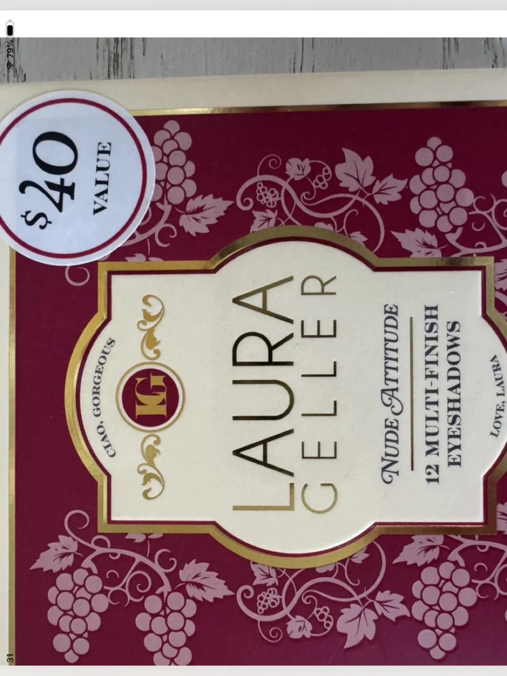 Laura Geller Nude AttitudeNeutral Everyday Eyeshadow Palette - Warm Browns & Pin